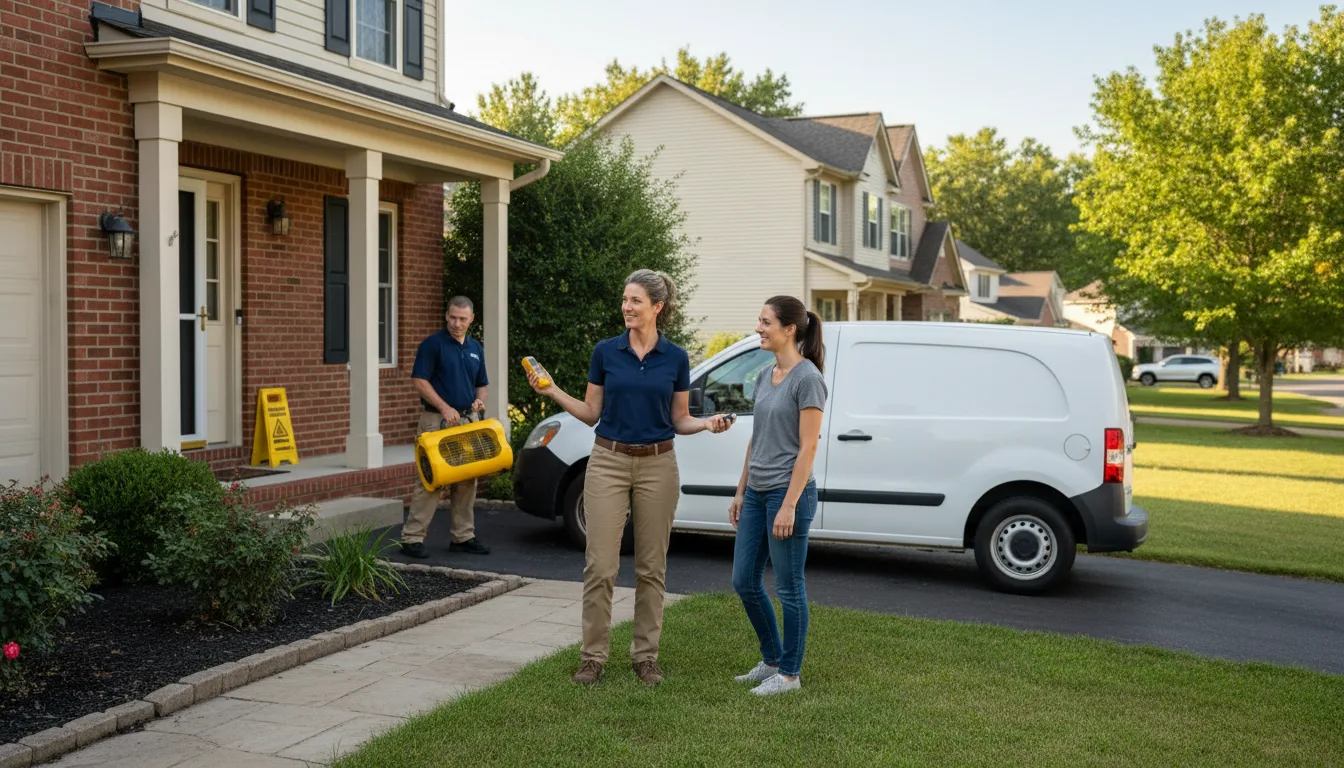 Water restoration image for Home Water Damage Repair in Parnell, MO